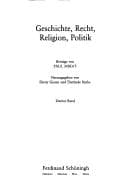 Tapa de Geschichte, Recht, Religion, Politik