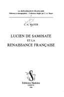 Tapa de Lucien de Samosate et la Renaissance française