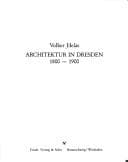 Tapa de Architektur in Dresden, 1800-1900