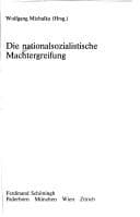 Tapa de Die nationalsozialistische Machtergreifung