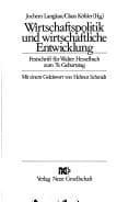 Tapa de Wirtschaftspolitik und wirtschaftliche Entwicklung