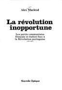 Tapa de La révolution inopportune