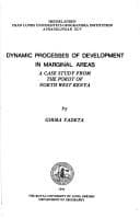 Tapa de Dynamic processes of development in marginal areas