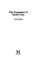 Tapa de The economics of social care