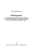 Tapa de Natursprache: Ein dichtungstheoretisches Konzept der Romantik und seine Wiederaufnahme in der modernen Naturlyrik (Novalis, Eichendorff, Lehmann, ... Literaturgeschichte) (German Edition)
