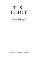 Tapa de T.S. Eliot