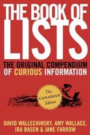 Tapa de The book of lists