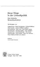 Tapa de Neue Wege in der Umweltpolitik