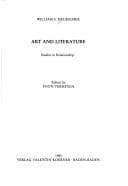 Tapa de Art and literature. Studies In Relationship