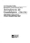 Tapa de Descripción y censo general de la Intendencia de Guadalajara, 1789-1793