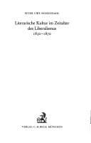 Tapa de Literarische Kultur im Zeitalter des Liberalismus 1830-1870