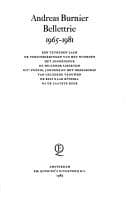 Tapa de Bellettrie 1965-1981