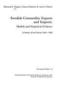 Tapa de Swedish commodity exports and imports