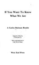 Tapa de If you want to know what we are