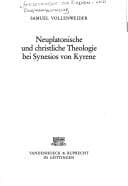 Tapa de Neuplatonische und christliche Theologie bei Synesios von Kyrene