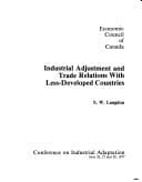 Tapa de Industrial adjustment and trade relations with less- developed countries =