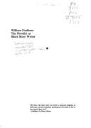 Tapa de William Faulkner, the novelist as short story writer