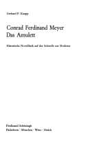 Tapa de Conrad Ferdinand Meyer