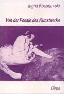 Tapa de Von der Poesie des Kunstwerks