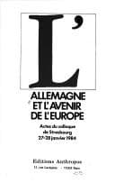 Tapa de L'Allemagne et l'avenir de l'Europe