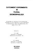 Tapa de Catchment experiments in fluvial geomorphology