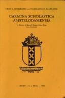 Tapa de Carmina scholastica Amstelodamensia