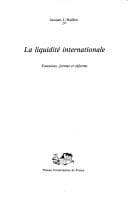 Tapa de La liquidité internationale