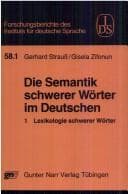 Tapa de Die Semantik schwerer Wörter im Deutschen