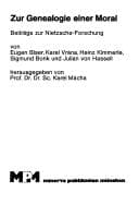 Tapa de Zur Genealogie einer Moral