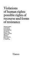 Tapa de Violations of human rights