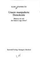 Tapa de Unsere manipulierte Demokratie