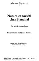 Tapa de Nature et société chez Stendhal