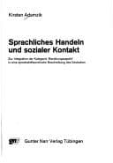 Tapa de Sprachliches Handeln und sozialer Kontakt