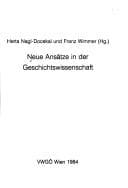 Tapa de Neue Ansätze in der Geschichtswissenschaft