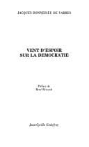 Tapa de Vent d'espoir sur la démocratie