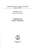 Tapa de L' Epître de saint Jacques