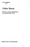Tapa de Volker Braun