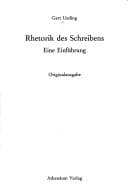 Tapa de Rhetorik des Schreibens