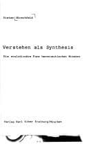 Tapa de Verstehen als Synthesis