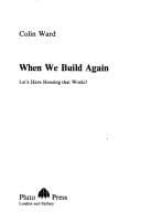 Tapa de When we build again