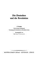 Tapa de Die Deutschen und die Revolution