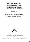 Tapa de Planning and development in modern Libya