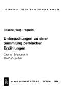 Tapa de Untersuchungen zu einer Sammlung persischer Erzählungen