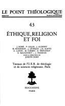 Tapa de Ethique, religion et foi