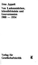 Tapa de Von Ladenmädchen, Schreibfräulein und Gouvernanten, 1900-1934