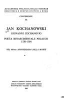 Tapa de Jan Kochanowski