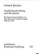 Tapa de Geschichtsschreibung und Revolution