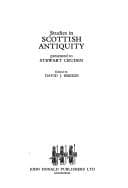 Tapa de Studies in Scottish antiquity