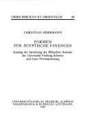 Tapa de Formen für ägyptische Fayencen