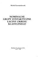 Tapa de Nominalne grupy syntaktyczne łaciny okresu klasycznego